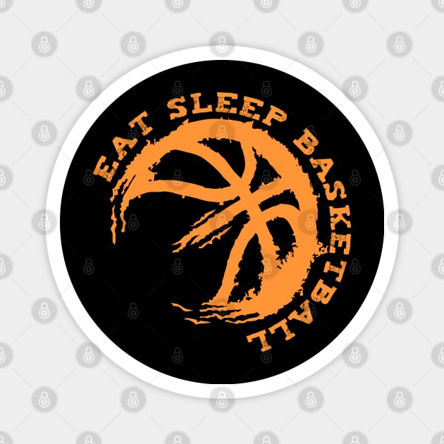 Eat Sleep Basketball Repeat Magnet by Shirtbubble